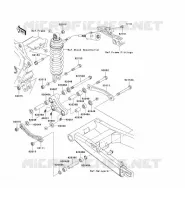 SUSPENSION pour Kawasaki ZZR1200 2005
