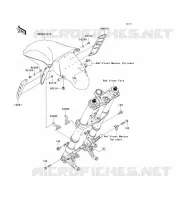 GARDE BOUE AVANT pour Kawasaki ZZR1400 ABS 2006