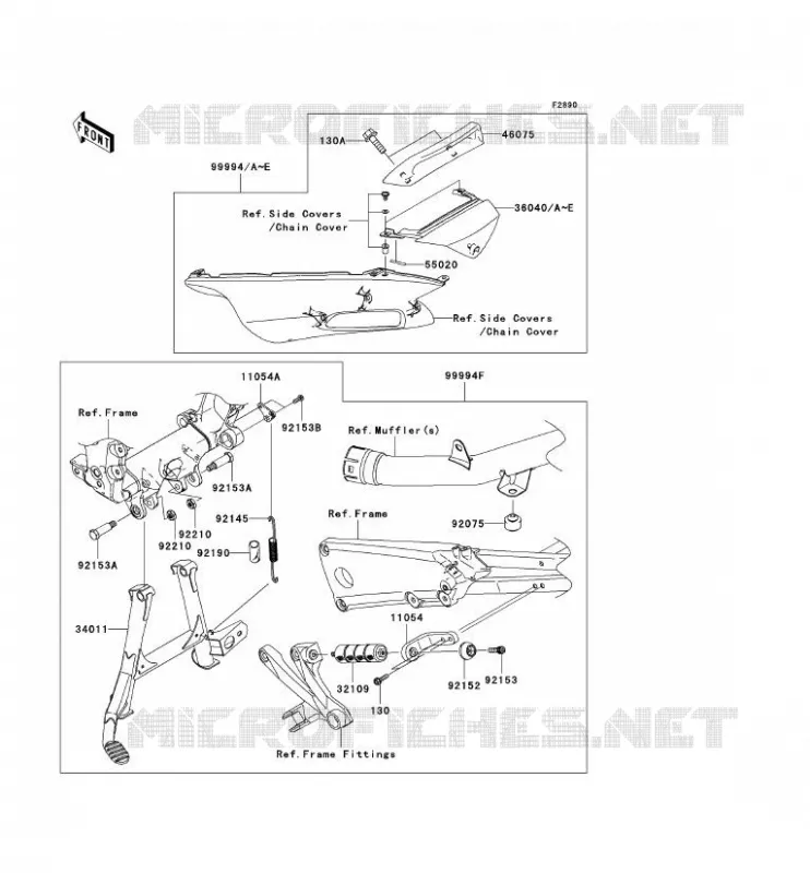 PIECE EN OPTION Kawasaki MOTOS 1400 2009 ZZR1400  ZX1400C9F