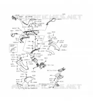 CARENAGE(SUPERIEUR) pour Kawasaki ZZR1400 ABS 2014