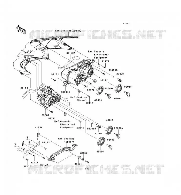 OPTIQUE(S) Kawasaki MOTOS 1400 2013 ZZR1400 ABS  ZX1400FDFA