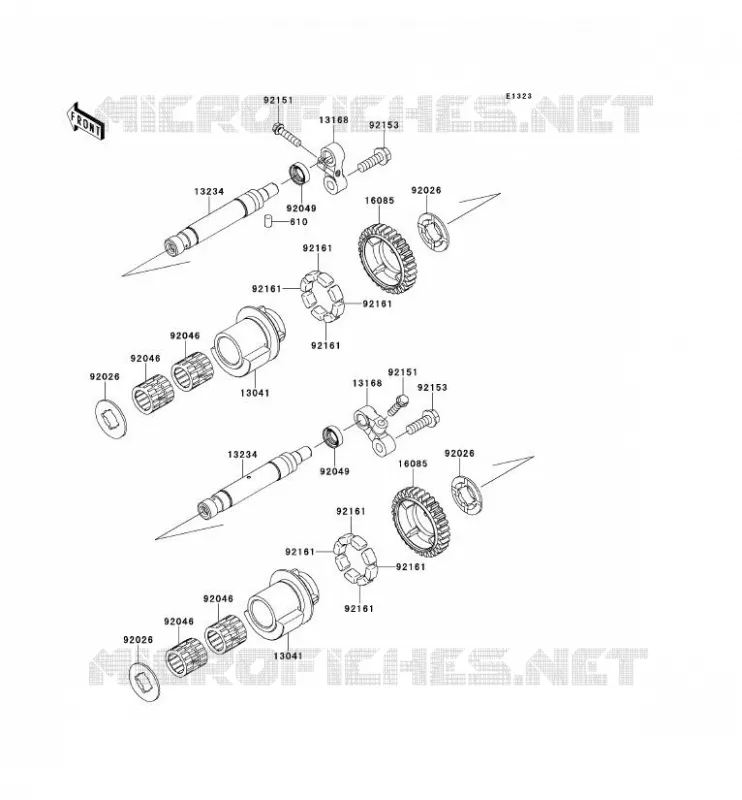 BALANCIER Kawasaki MOTOS 1400 2014 ZZR1400 ABS  ZX1400FEF