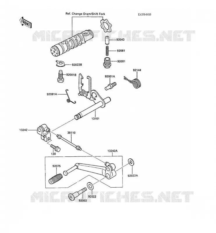 SELECTEUR Kawasaki MOTOS 600 1987 GPZ600R  ZX600-A3