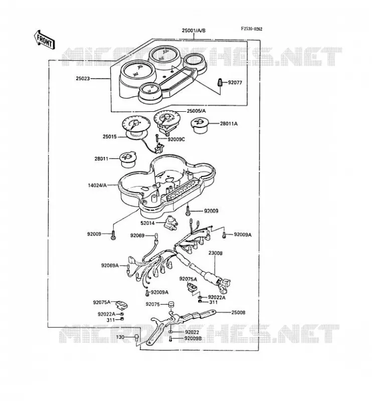 COMPTEURS Kawasaki MOTOS 600 1987 GPZ600R  ZX600-A3