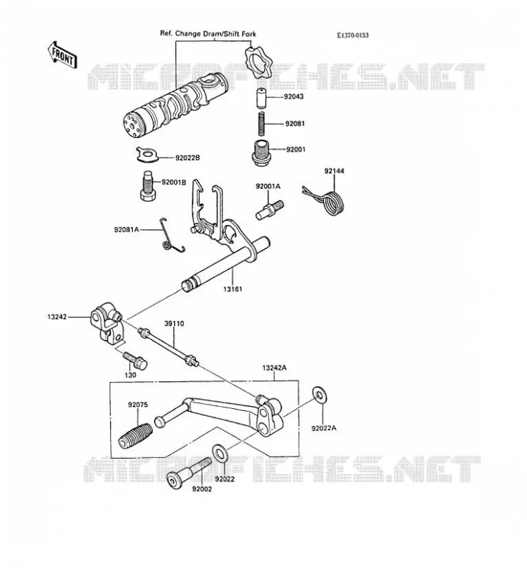 SELECTEUR Kawasaki MOTOS 600 1987 GPZ600R  ZX600-A3