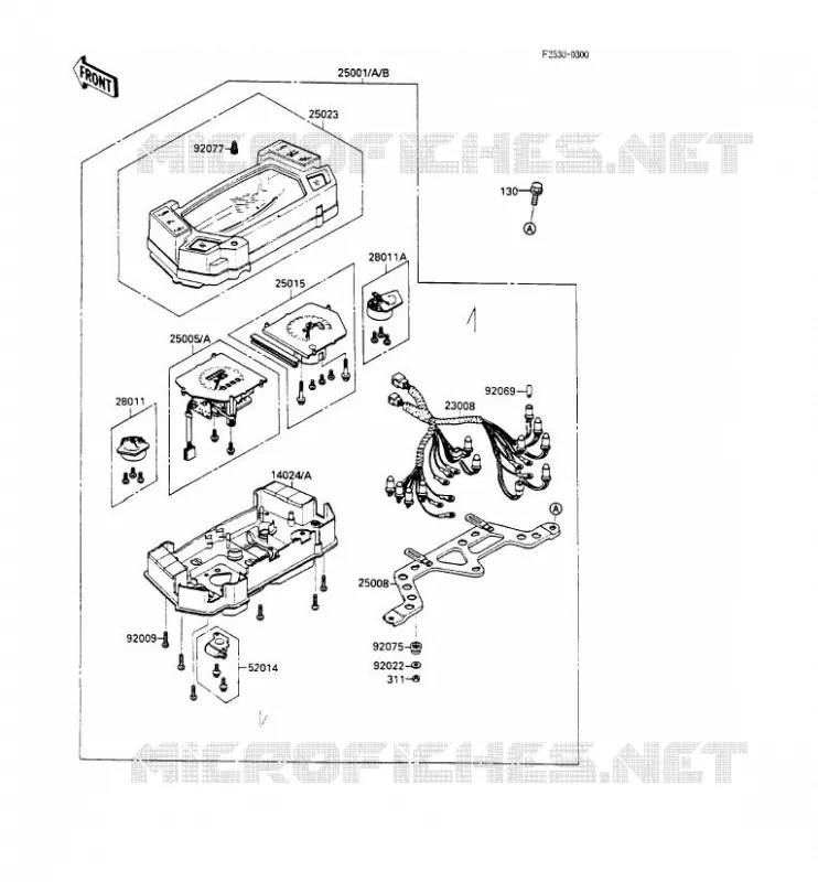 COMPTEURS Kawasaki MOTOS 600 1989 GPX600R  ZX600-C2