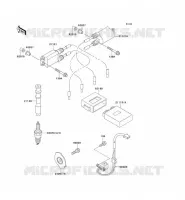 BOBINE D'ALLUMAGE pour Kawasaki ZZR600 1992