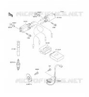 BOBINE D'ALLUMAGE pour Kawasaki ZZR600 1992