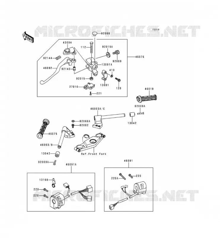 GUIDON Kawasaki MOTOS 600 1993 ZZR600  ZX600-E1
