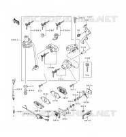 CONTACTEUR SERRURE/R&Eacute;FLECTEUR pour Kawasaki ZZR600 1993