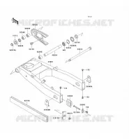 BRAS OSCILLANT pour Kawasaki ZZR600 2002