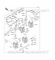 CARBURATEUR pour Kawasaki ZZR600 2002