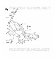 CH&Acirc;SSIS pour Kawasaki ZZR600 2002