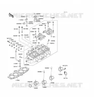 CULASSE pour Kawasaki ZZR600 2002