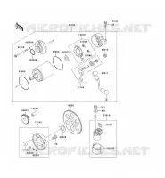 D&Eacute;MARREUR pour Kawasaki ZZR600 2002