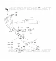 &Eacute;CHAPPEMENT pour Kawasaki ZZR600 2002