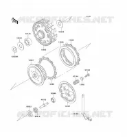 EMBRAYAGE pour Kawasaki ZZR600 2002