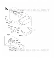 FEUX ARRI&Egrave;RE(S) pour Kawasaki ZZR600 2002