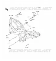 SUPPORT MOTEUR pour Kawasaki ZZR600 2002