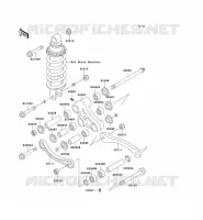 SUSPENSION pour Kawasaki ZZR600 2002