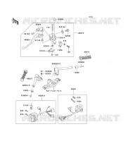 GUIDON pour Kawasaki ZZR600 1995