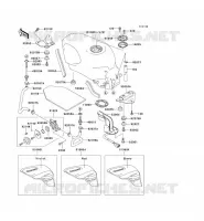 RESERVOIR CARBURANT pour Kawasaki ZZR600 1995
