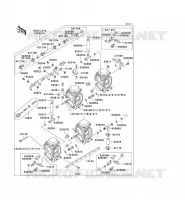 CARBURATEUR pour Kawasaki ZZR600 1995