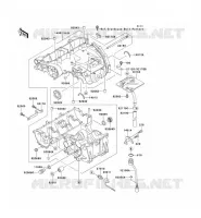 CARTER MOTEUR(S)(1/2) pour Kawasaki ZZR600 1995