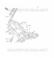 CH&Acirc;SSIS pour Kawasaki ZZR600 1995