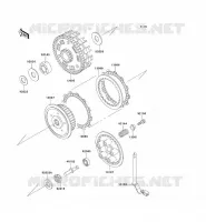 EMBRAYAGE pour Kawasaki ZZR600 1995