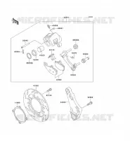 FREIN ARRIERE pour Kawasaki ZZR600 1995
