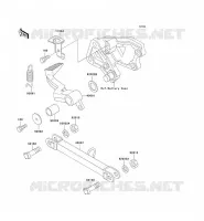 PEDALE DE FREIN pour Kawasaki ZZR600 1995
