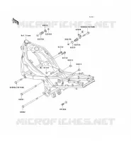 PIECE DE CADRE (COUVERTURE) pour Kawasaki ZZR600 1995