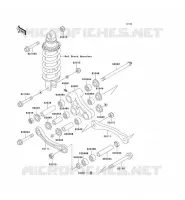 SUSPENSION pour Kawasaki ZZR600 1995