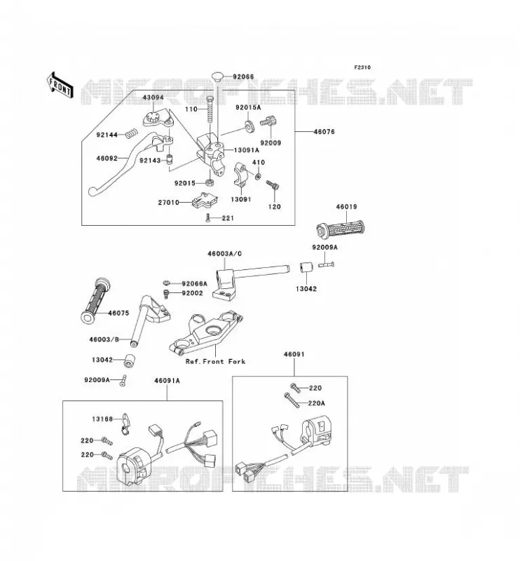 GUIDON Kawasaki MOTOS 600 1995 ZZR600  ZX600-E3
