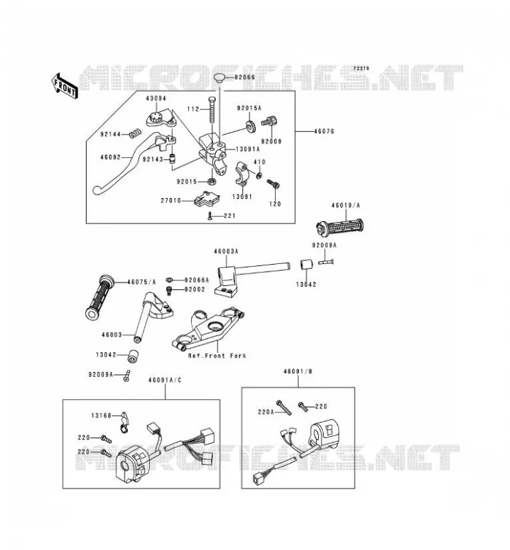 GUIDON Kawasaki MOTOS 600 1996 ZZR600  ZX600-E4