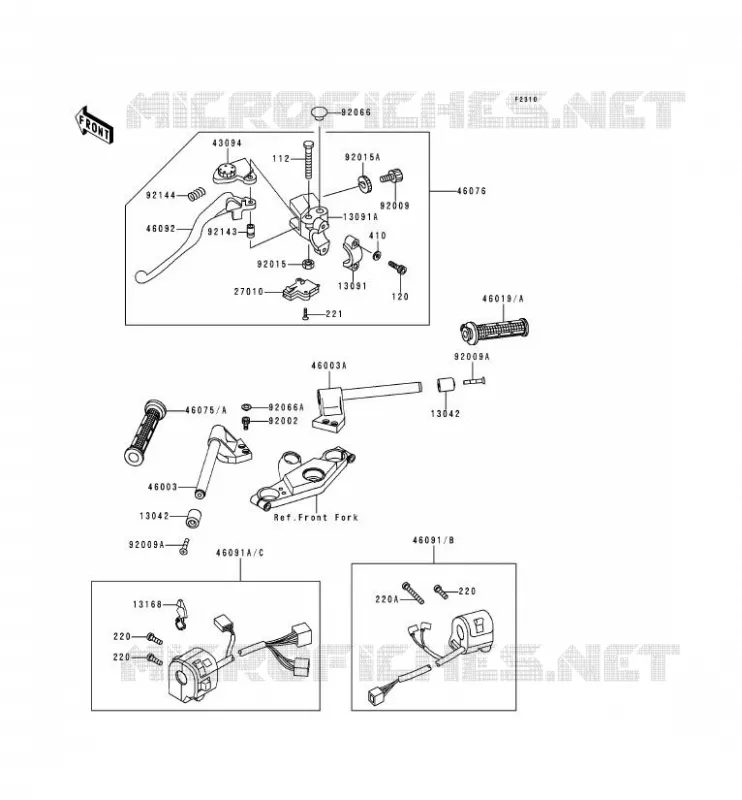 GUIDON Kawasaki MOTOS 600 1996 ZZR600  ZX600-E4