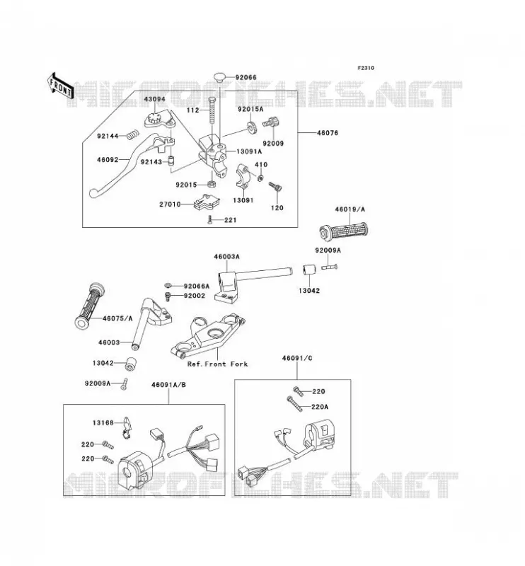 GUIDON Kawasaki MOTOS 600 1996 ZZR600  ZX600-E4