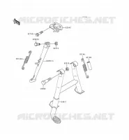 BEQUILLES pour Kawasaki ZZR600 1997