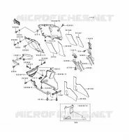 CARENAGE INFERIEUR pour Kawasaki ZZR600 1997