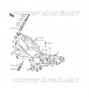 CH&Acirc;SSIS pour Kawasaki ZZR600 1997
