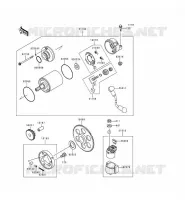 D&Eacute;MARREUR pour Kawasaki ZZR600 1997