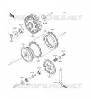 EMBRAYAGE pour Kawasaki ZZR600 1997