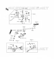 GUIDON pour Kawasaki ZZR600 1997