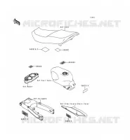LABEL pour Kawasaki ZZR600 1997