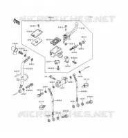 MAITRE CYLINDRE AV pour Kawasaki ZZR600 1997