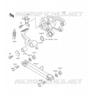 PEDALE DE FREIN/TORQUE LINK pour Kawasaki ZZR600 1997