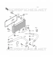 RADIATEUR D'HUILE pour Kawasaki ZZR600 1997