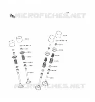 SOUPAPE pour Kawasaki ZZR600 1997