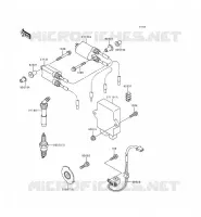 SYSTEME D&acute;ALLUMAGE pour Kawasaki ZZR600 1997